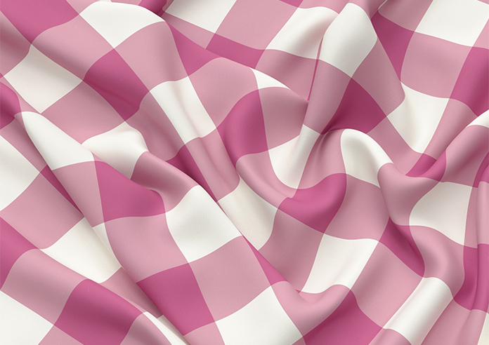 Gingham, Cosmos - Made to Measure Curtains - Image 4